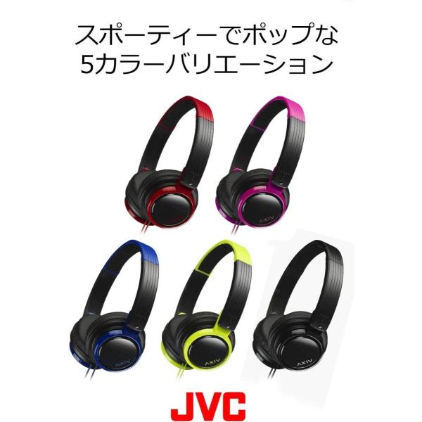 JVC HA-S200-BR 密閉型ヘッドホン 折りたたみ式 DJユースモデル ブラックレッド :20200401121749-00589:いつでも家電専門店 通販 密閉型ヘッドホン 折りたたみ式 DJユースモデル ブラックブルー