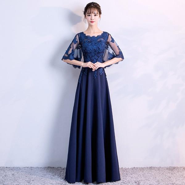 ドレス ロング丈 無地 長袖 エレガント パーティー 結婚式 韓国 楽天市場】送料無料ドレス 大人 お呼ばれ 韓国風 宴会 姫系