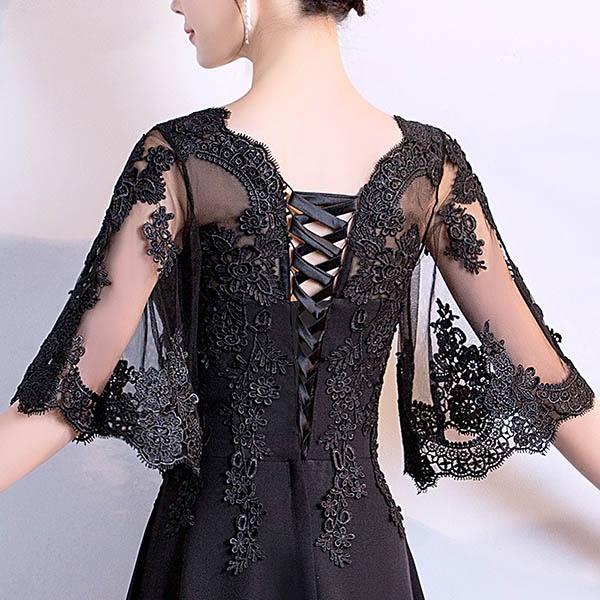 ロングドレス レディース ピアノ 演奏会 母親 パーティードレス 韓国