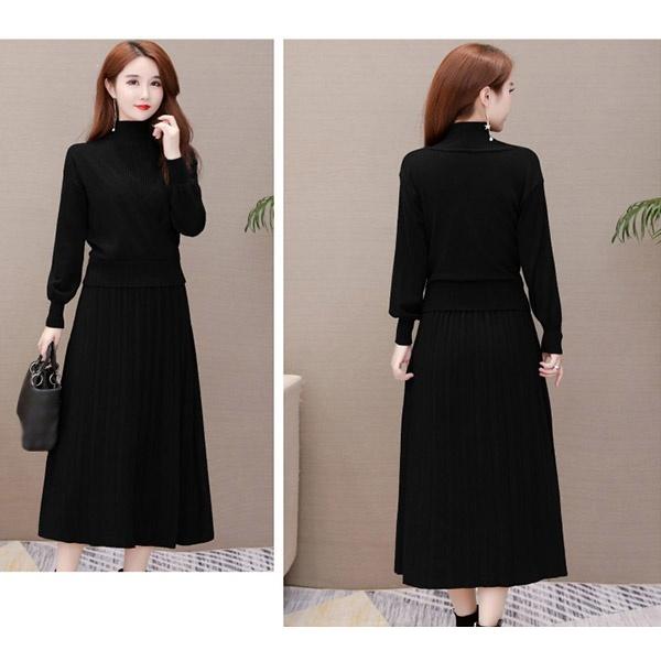 ニット ワンピース ニットワンピース 長袖 肩出し 大人 きれいめ a