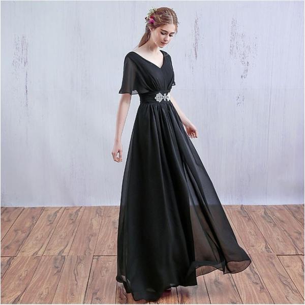 ロングドレス 演奏会 袖付き 黒 フォーマル ワンピース 結婚式 袖あり 大きいサイズ パーティードレス 白 大人用 Vネック 体型カバー 代 30代 40代 50代 Buyee Buyee Japanese Proxy Service Buy From Japan Bot Online