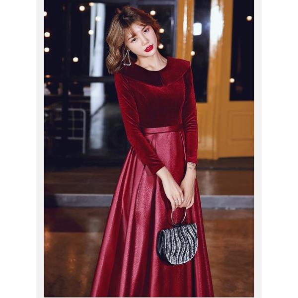 ドレス 大人 ピアノ 発表会 演奏会用ドレス ロングドレス 母親 結婚式 ワンピース ベルベット ロングドレス 演奏会 Da777s1 イツモストア 通販 Yahoo ショッピング