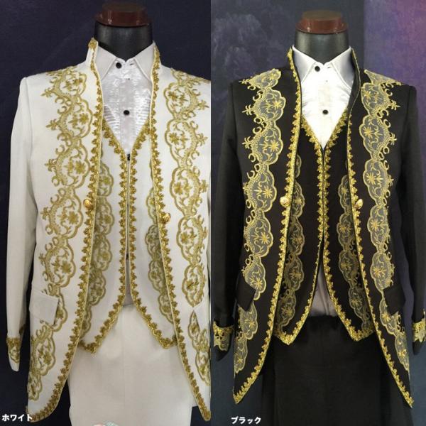 [ セット内容 ]ジャケット/ベスト/ズボン(セット内容に記載のないアクセサリー?小物は付属しません)[ カラー ]ブラック/ホワイト[ 素材 ]ポリエステルなど[サイズ ]M/L/XL※ご注意：詳しいサイズや注意点については、【商品情報?...