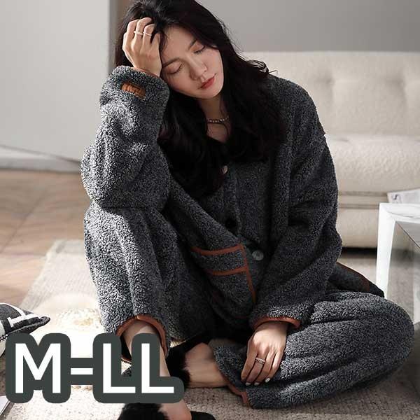 ルームウェア 寝巻き 寝間着 かわいい 暖かい ズボン付き 小柄 パジャマ レディース ゆったり 長袖パジャマ お揃い 前開き 冬 女の子 Db177ze イツモストア 通販 Yahoo ショッピング