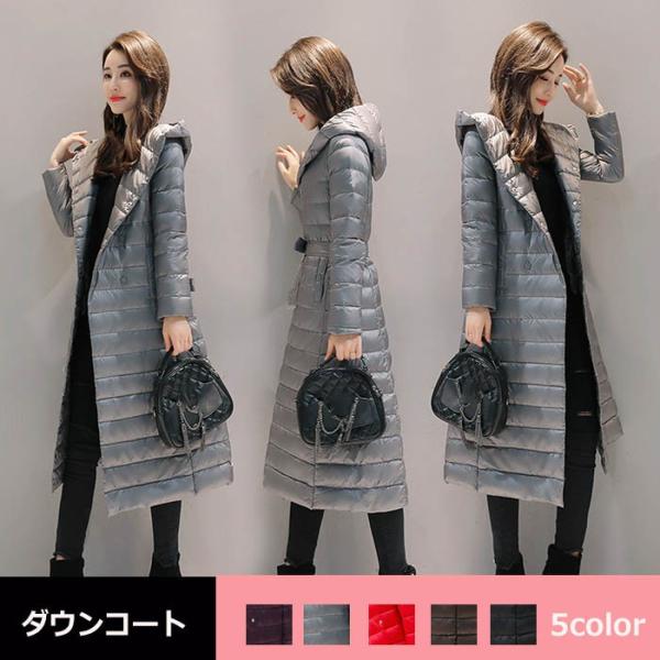50 ダウン ロングコート レディース 人気のファッション画像