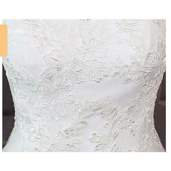 ウェディングドレス 演奏会 花嫁ドレス マーメイドドレス トレーン