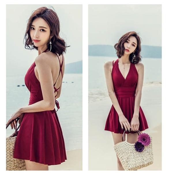 水着新作 水着 レディース 体型カバー ワンピース 大きいサイズ 水着 黒 無地 ワンピース 水着 レディース 温泉 韓国風 大人 水着 ワンピース セクシー Buyee Buyee 日本の通販商品 オークションの代理入札 代理購入