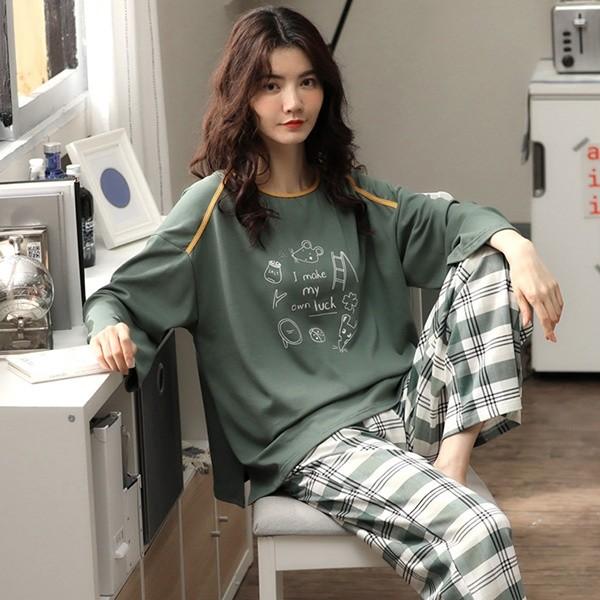 パジャマ 部屋着 寝間着 上下セット ルームウェア 春秋 パジャマ 部屋着 寝間着 上下セット ルームウェア 春秋