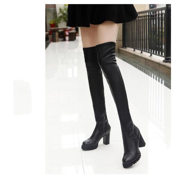 ロングブーツ ヒール レディース ロングブーツ 厚底 ロング 黒 ロング ブーツ レディース ニーハイブーツ ファスナー付き スリム 長靴 防寒 着痩せ効果 脚長 Buyee Buyee 提供一站式最全面最專業現地yahoo Japan拍賣代bid代拍代購服務 Bot Online