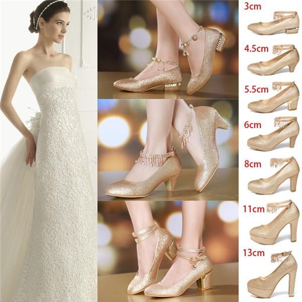 ウエディングシューズ ハイヒール パンプス スリッポン 結婚式 花嫁 キラ キラ ハイヒール シルバー シャンパン色 美脚パンプス ヒール3cm 13cm 痛くない Buyee Buyee Japanese Proxy Service Buy From Japan Bot Online