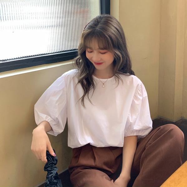 トップス Tシャツ レディース リブカットソー ブラウス 無地 ベーシック 長袖 レディースファッション ロング 春 夏