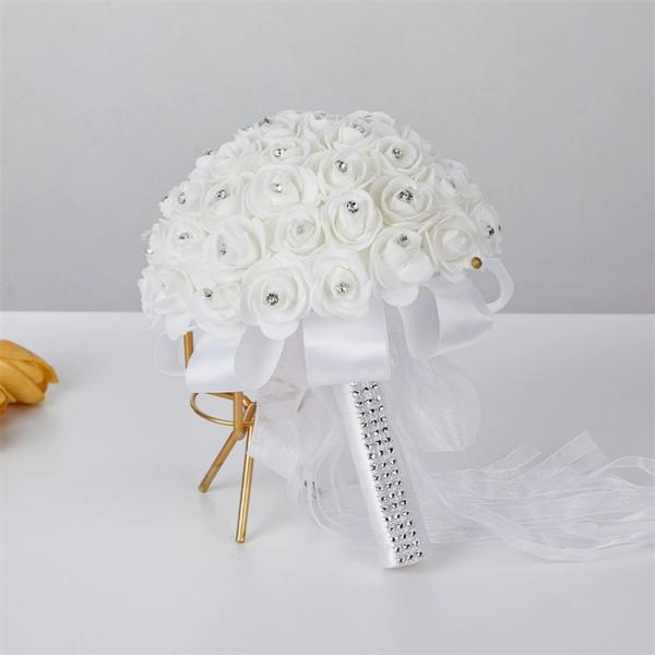 [ セット内容 ]ブーケ*1「記載のないアクセサリー、小物等は付属しません」[ カラー ]ホワイト[ 素材 ]使用花材 アーティシャルフラワー（高級造花）※プリザーブドフラワーではございません。[ サイズ ](cm)フリーサイズ※表記寸法と...