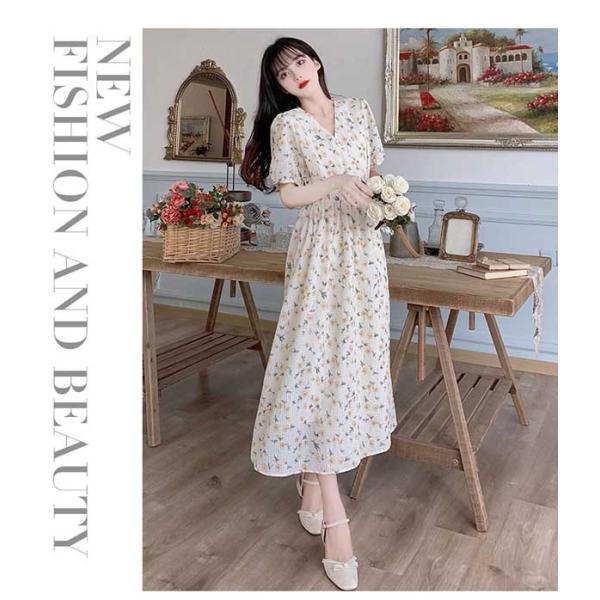 リゾートワンピース 花柄ワンピース 大人可愛い 夏ワンピース リゾート