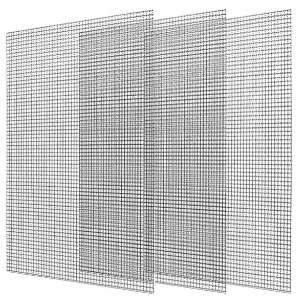 他サイト： EUSTACE ステンレスメッシュ 3枚セット 網目1mm A4サイズ 産業用金網 防虫 濾過の商品画像