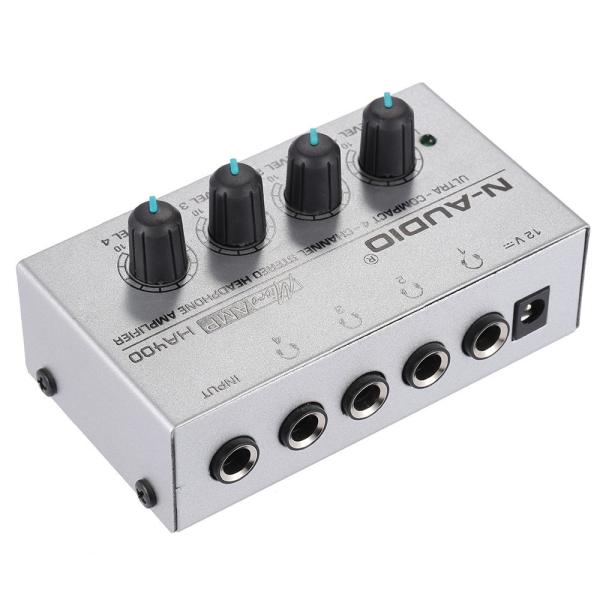 他サイト： N-AUDIO HA400 4チャンネル ヘッドフォンアンプ オーディオ ステレオ 電源アダプの商品画像
