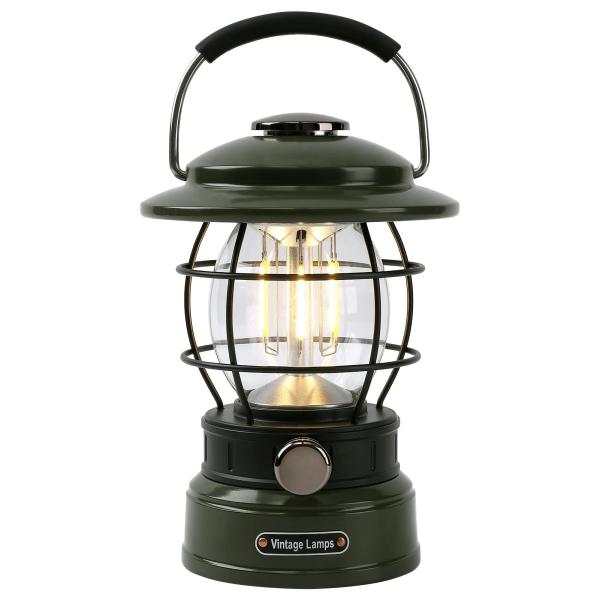 他サイト： Litake LED ランタン 充電式 レトロ ledランタン 無段階調光 3色切り替え 5200mAの商品画像