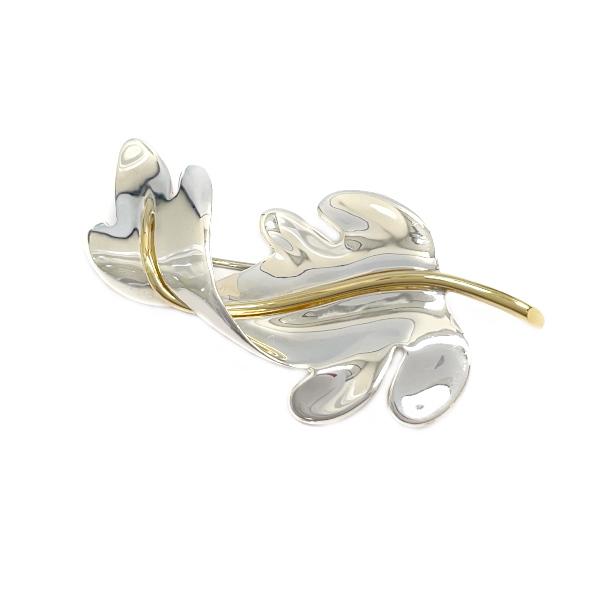 Tiffany ヴィンテージリーフブローチ希少