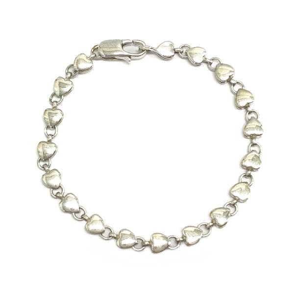 TIFFANY&Co.(ティファニー) パフハート ブレスレット シルバー925 