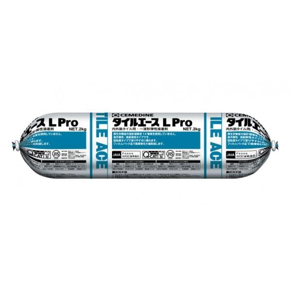 ブラック　ボンド　内外装タイル用弾性接着剤　 2ｋｇ 低粘度品 モザイクタイル用 タイルエースL Pro （ブラック）RE-519
