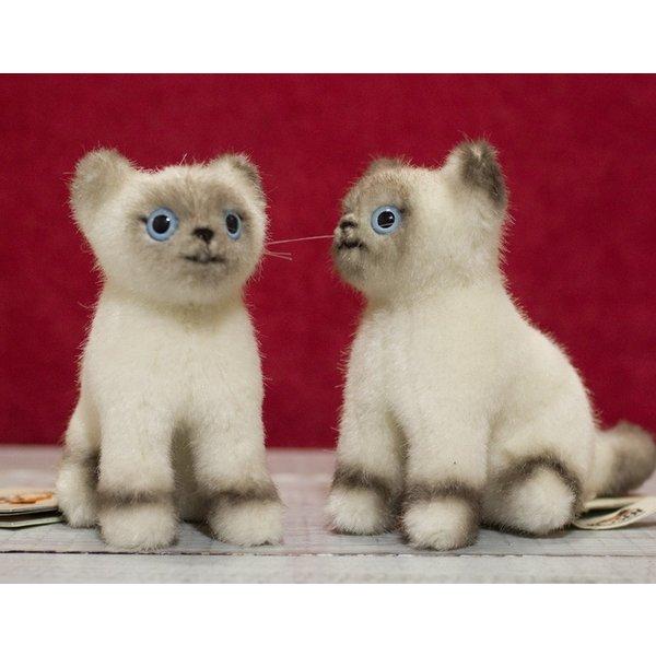 KOSEN 子猫のぬいぐるみ ケーセン ぬいぐるみ Kosen ビルマ子猫（座り） 12cm Sitzendes