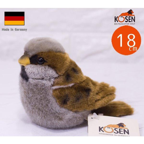 ケーセン ぬいぐるみ Kosen 小鳥 すずめ スズメ 18cm Tschiep Sparrow 鳥 リアル 動物 5690 テディベア専門店アイビールーム 通販 Yahoo ショッピング