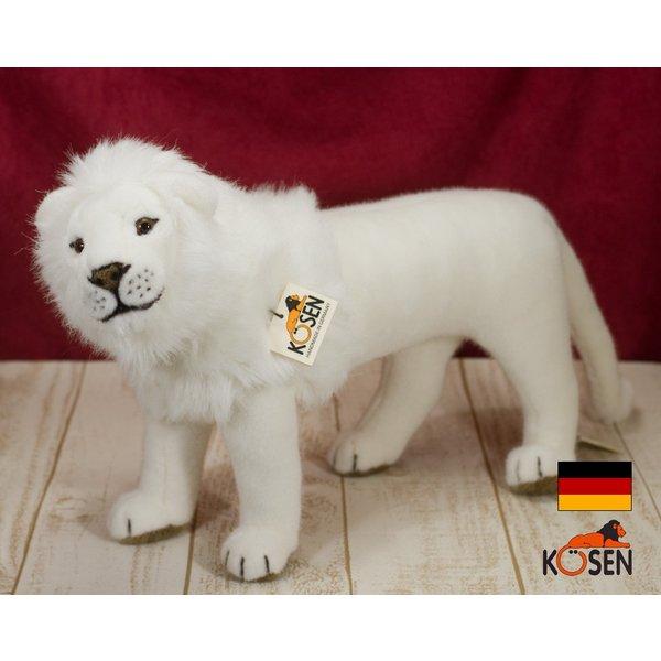 KOSEN ケーセン ぬいぐるみ ライオン 48cm ドイツ製 高品質 ケーセン ぬいぐるみ Kosen ホワイトライオン 48cm White Lion ドイツ