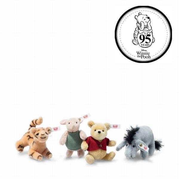 シュタイフ ディズニー ウイニー ザ プー 95thアニバーサリー 4体