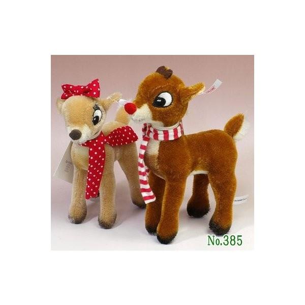 シュタイフ テディベア ぬいぐるみ Usa限rudolph Clarice赤鼻のトナカイ ルドルフ クラリス Ean6346 テディベア専門店アイビールーム 通販 Yahoo ショッピング