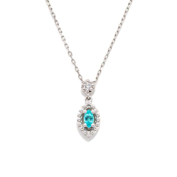 PTパライバトルマリンネックレス X9050-PLPT : iwaiwa jewellery
