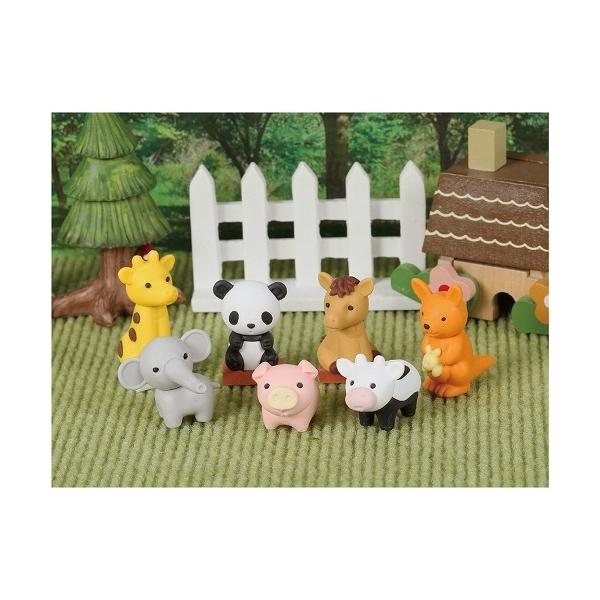 どうぶつえん消しゴム（60個入）