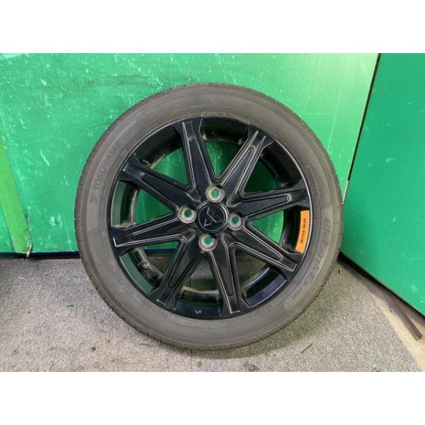 中古 EKカスタム B11W アルミホイール 1本 165/55R15 タイヤホイール