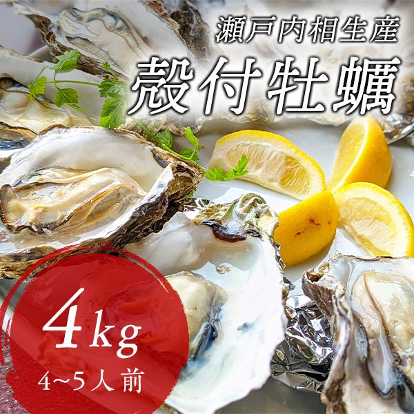 兵庫県瀬戸内相生産 殻付牡蠣】4kg（4〜5人前） : イワモト水産 - 通販