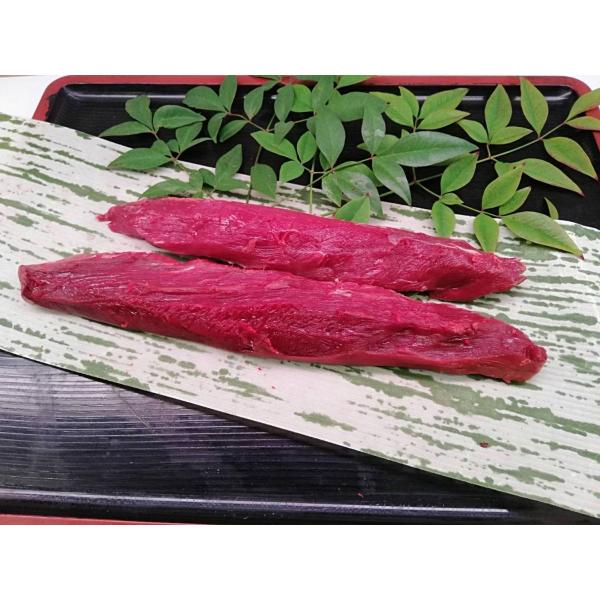 天然　鹿肉（シカ）ヒレ　５００ｇ ※おすすめ柔らかく食べやすい部位です。BBQ、焼肉、ローストなどで内容　ヒレブロック　５００ｇ分商品：冷凍品