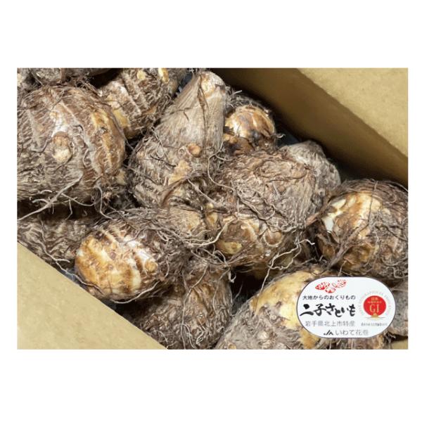 二子さといも Lサイズ 2.5kg入 いものこ汁 煮物 唐揚げ に GI登録 地理的表示保護制度 里芋 岩手県北上市