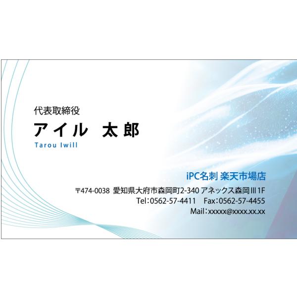 名刺印刷 100枚 名刺簡単作成 校正無料 ゆうパケット送料無料 b041