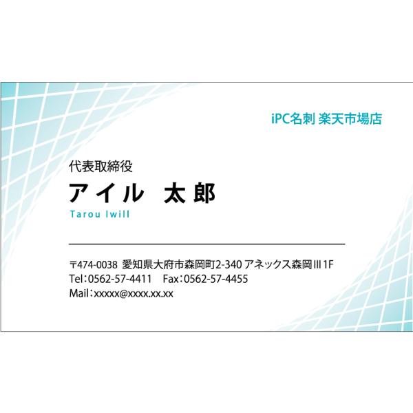 名刺印刷 100枚 名刺簡単作成 校正無料 ゆうパケット送料無料 b042