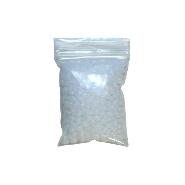 60℃で柔らかくなるプラスチック やわらかい 10g 白色 お湯で温めると何回でも繰り返して使用可能  ポイント消化 送料無料