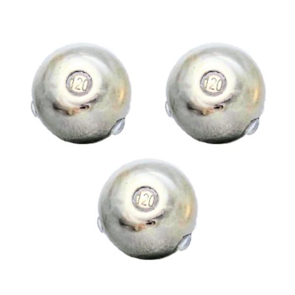 タングステンジグヘッド 120g 3個 タイラバ タイラバ用 ジグ