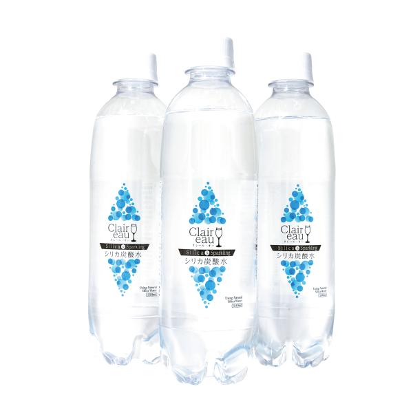 炭酸製造 シリカ 炭酸水 Clair eau クレール・オー 500ml × 24本 シリカ炭酸