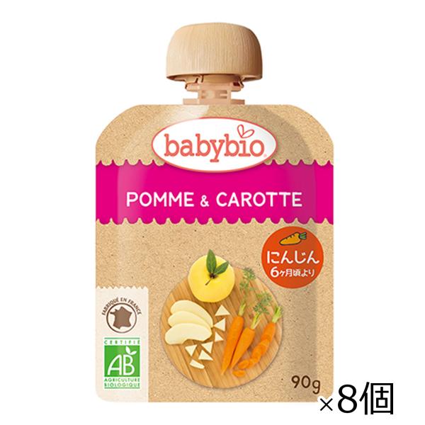 ベビービオ ベビースムージー アップル・キャロット（にんじん）（90g） ミトク