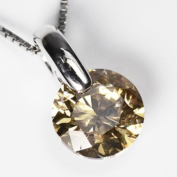 1カラット プラチナダイヤモンドネックレス 1.0ct （SIクラス・鑑定 
