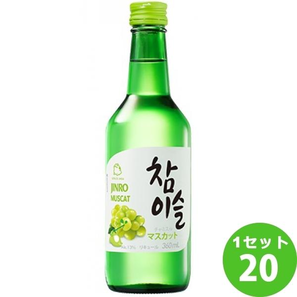 爽やかで優しい香りと飲み口の柔らかさがクセになるマスカットフレーパー。容量：360ml入数：20メーカー：眞露
