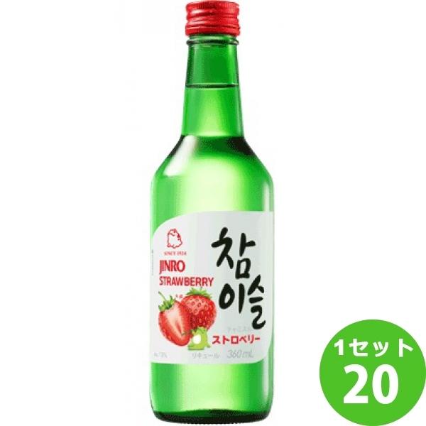 甘い苺の香りと甘酸っぱさが口の中に広がる優しい味わい。容量：360ml入数：20メーカー：眞露