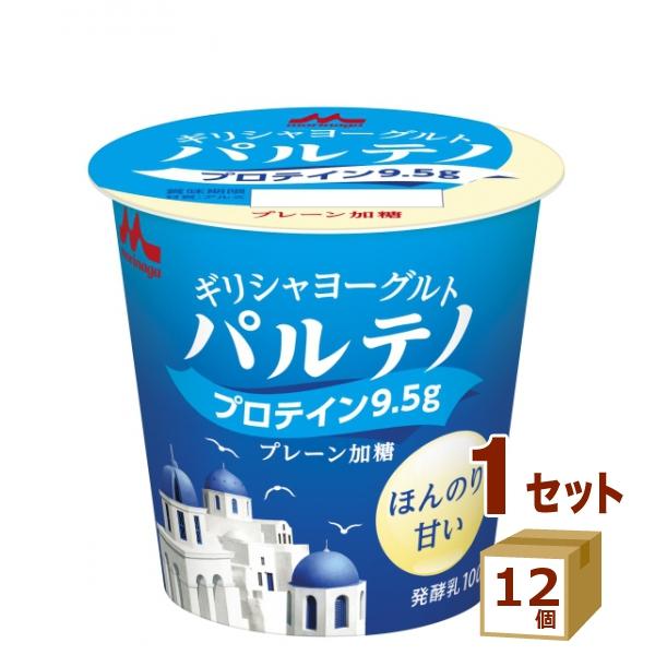 森永ギリシャヨーグルト パルテノ プレーン 加糖 100g 12個 イズミックワールド 通販 Paypayモール
