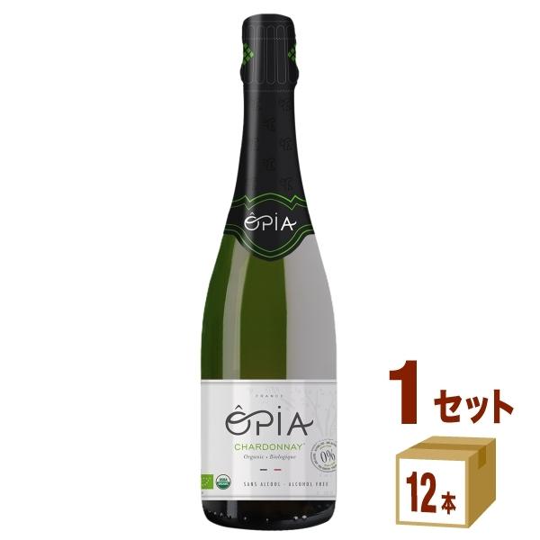 ノンアルコールワイン オピア シャルドネ スパークリング オーガニック 375ml 1ケース (12本)