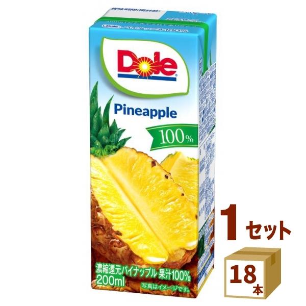 Dole h[ pCibv 100%  200ml×18{ 󃁃O~N