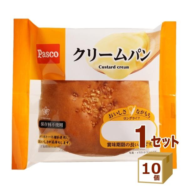 Pasco（パスコ） 敷島 ロングライフクリームパン 91g×10個