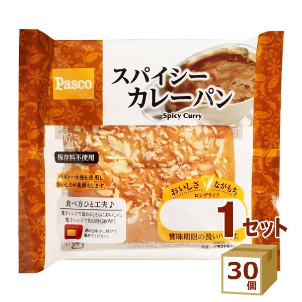 Pasco（パスコ） 敷島 ロングライフ スパイシーカレーパン 85g×30個
