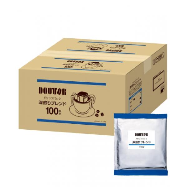 ドトールコーヒーのこだわり「直火焙煎」ならではの香りとコクが楽しめる深煎りブレンドです。ほどよい苦みとキレのある味わいに仕上げました。