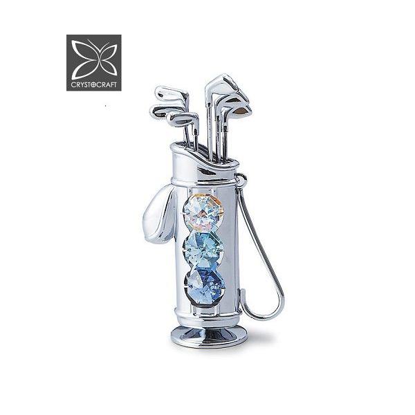 【SWAROVSKI】クリスタル　ゴルフクラブ ミニチュア izumigolf_i-c